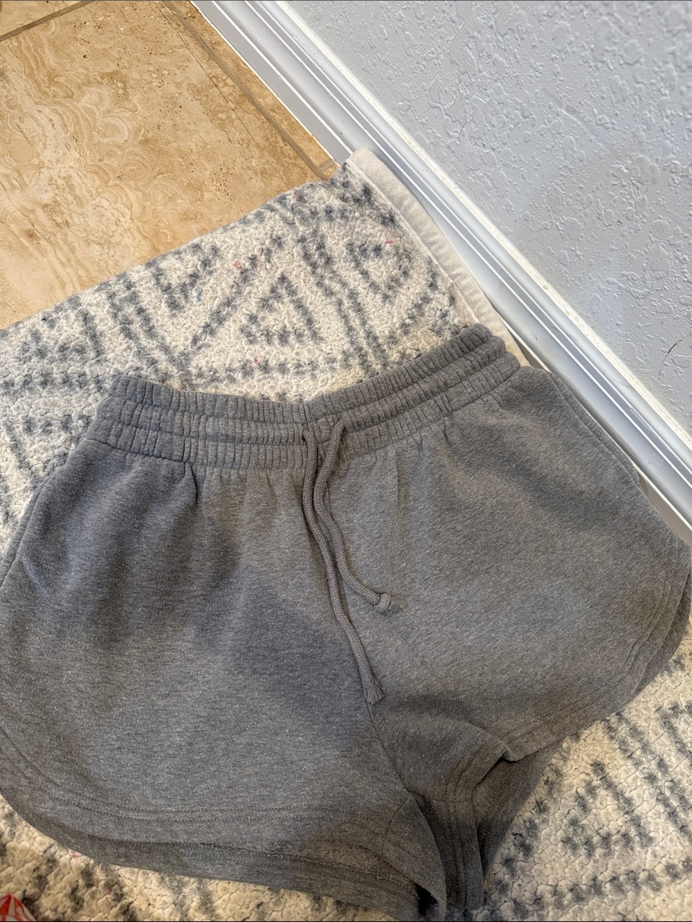 wild fable Heather Gray Cozy Drawstring Shorts